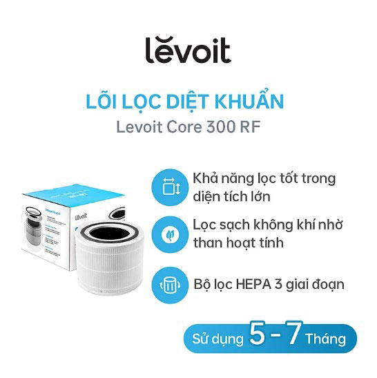 Lõi lọc cho máy lọc không khí Levoit Core 300 - Hàng chính hãng