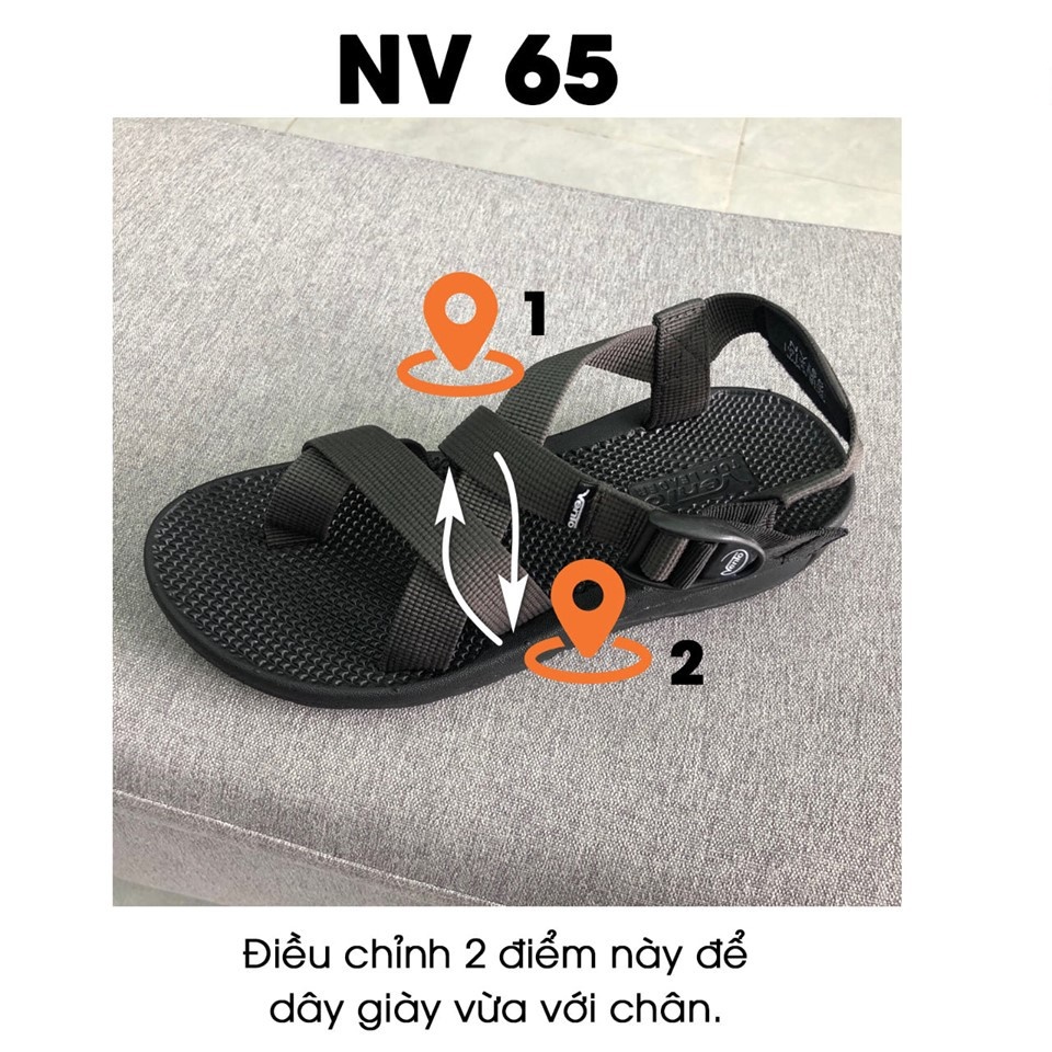 Giày Sandal VENTO Nam Quai Chéo Xuất Khẩu NV65