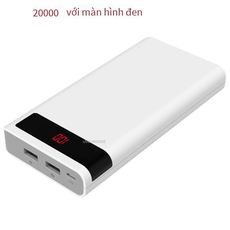 Giá thấp nhất sạc kho báu 20000mAh dung lượng lớn điện thoại di động Roman hiển thị kỹ thuật số sạc thông minh kho báu tùy chỉnh quà tặng LOGO