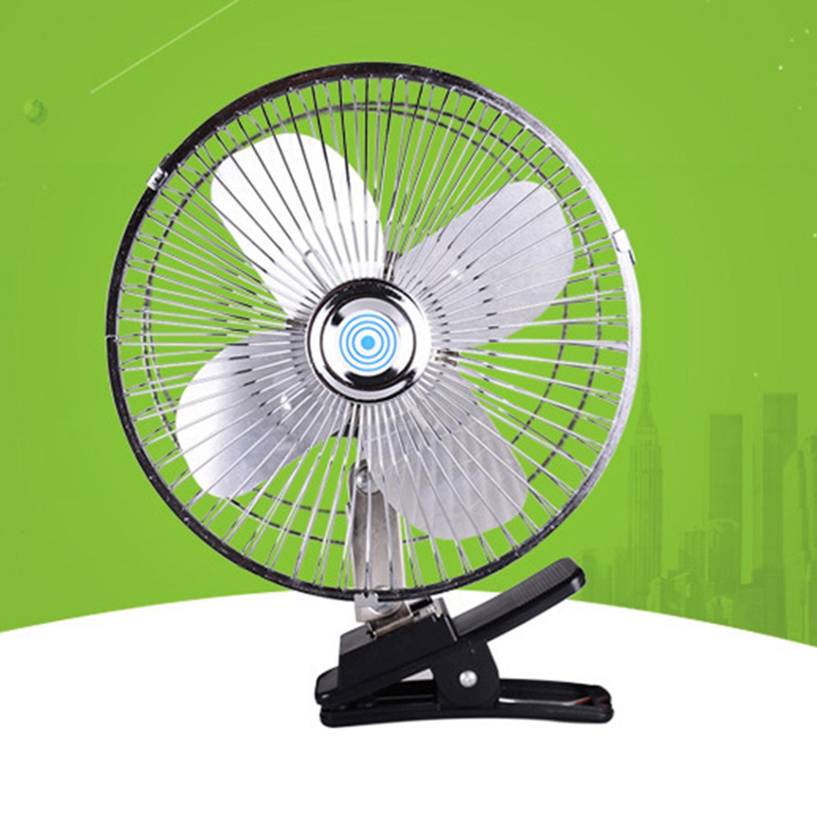 Car   Fan with  Adjustable Low Noise Strong  Desk Fan Summer Cooling Fan for Car Truck Vehicle