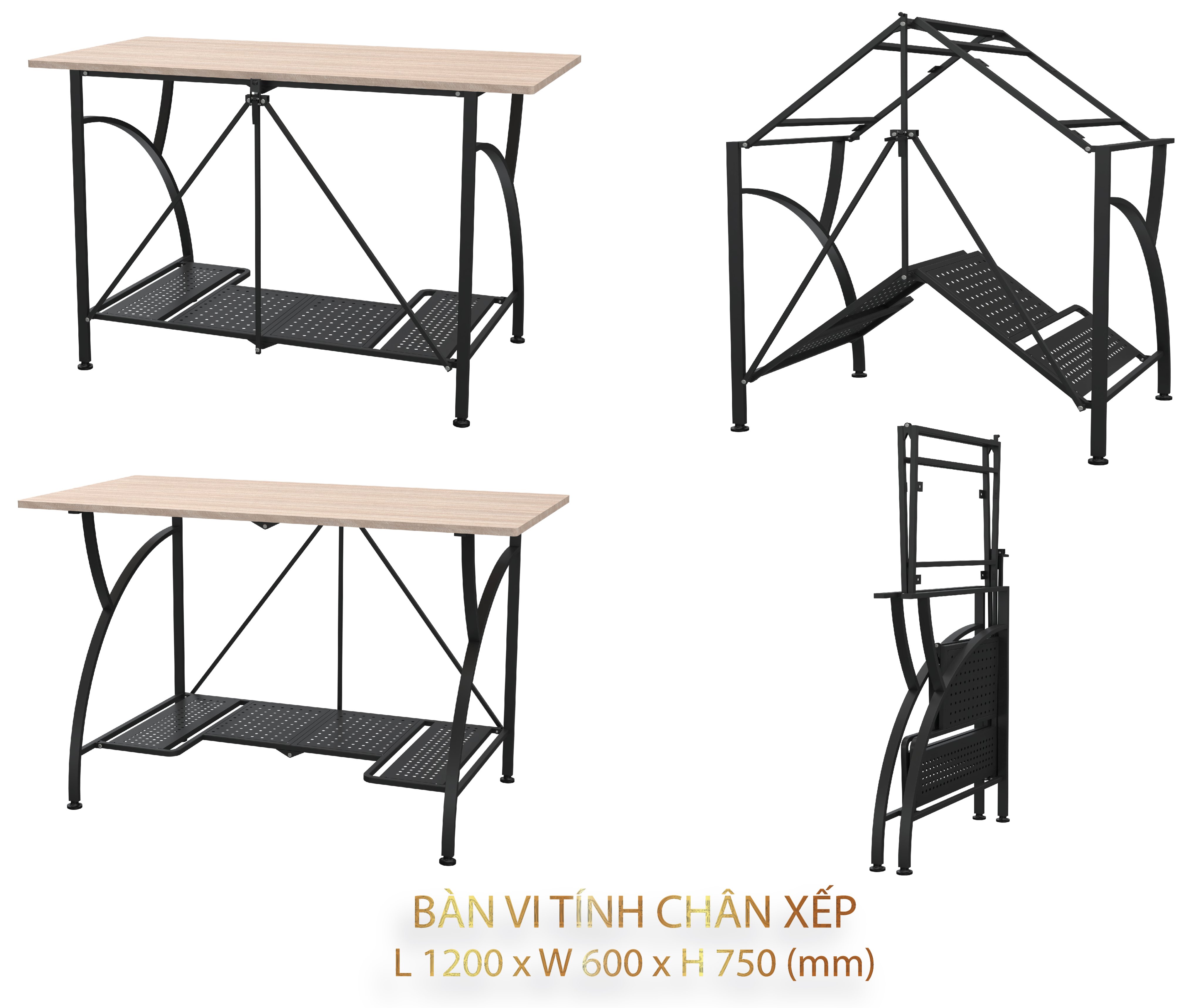 Bàn làm việc gấp gọn