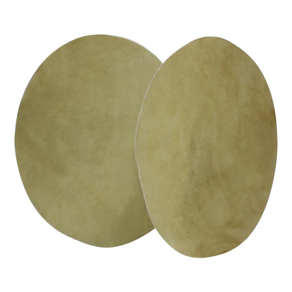 Sunnimix 2 Chiếc Trống Da Dành Cho Châu Phi Trống Bongo Trống Konka Trống Trâu Trống