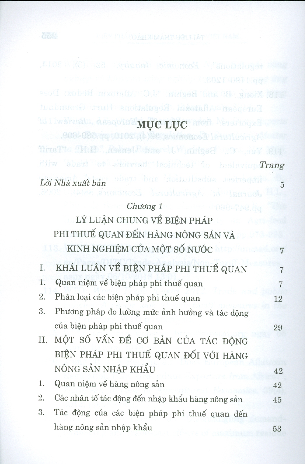 Biện Pháp Phi Thuế Quan Của Việt Nam Đối Với Hàng Nông Sản Nhập Khẩu
