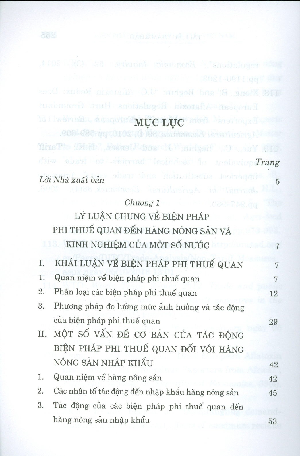 Biện Pháp Phi Thuế Quan Của Việt Nam Đối Với Hàng Nông Sản Nhập Khẩu (Sách chuyên khảo)