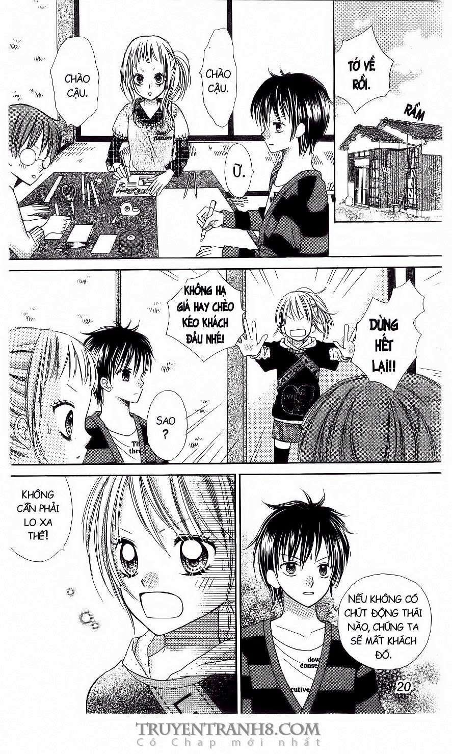 tiệm thời trang, love cotton chapter 13 17