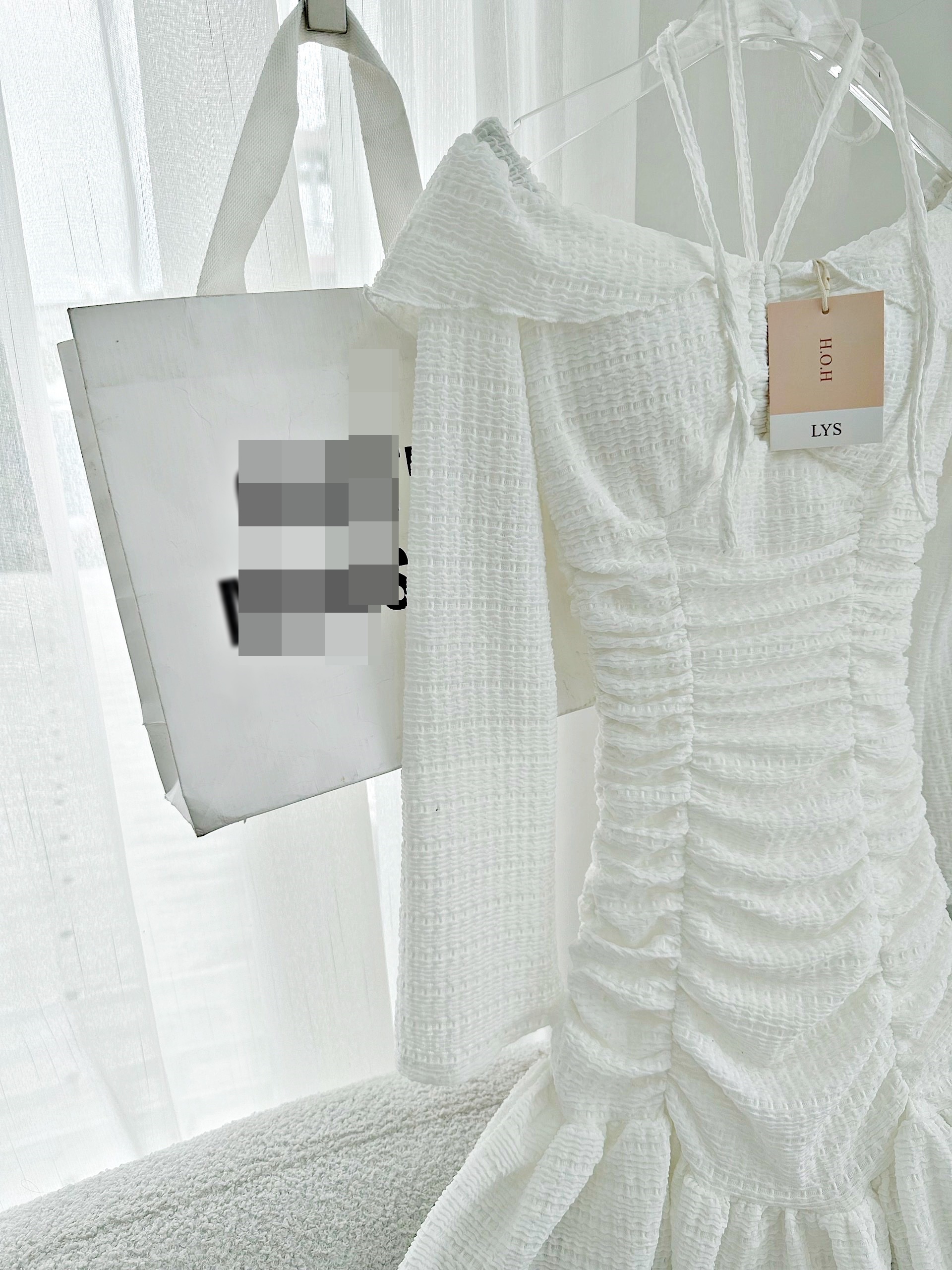 ĐẦM THUN DÂY YẾM TRỄ VAI ÔM BODY MIDI BO THUN VÁY XẾP LY XÒE HẠ EO MẶC 2 KIỂU TRƠN DÀI TAY ĐI TIỆC ĐI CHƠI DẠO PHỐ ĐI BIỂN