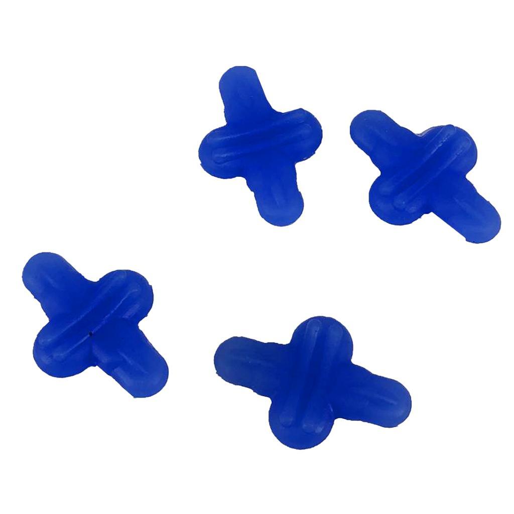 4ps Bow String Leech Silencer Rubber Shock Absorber Reduce Noise Vibration Damper