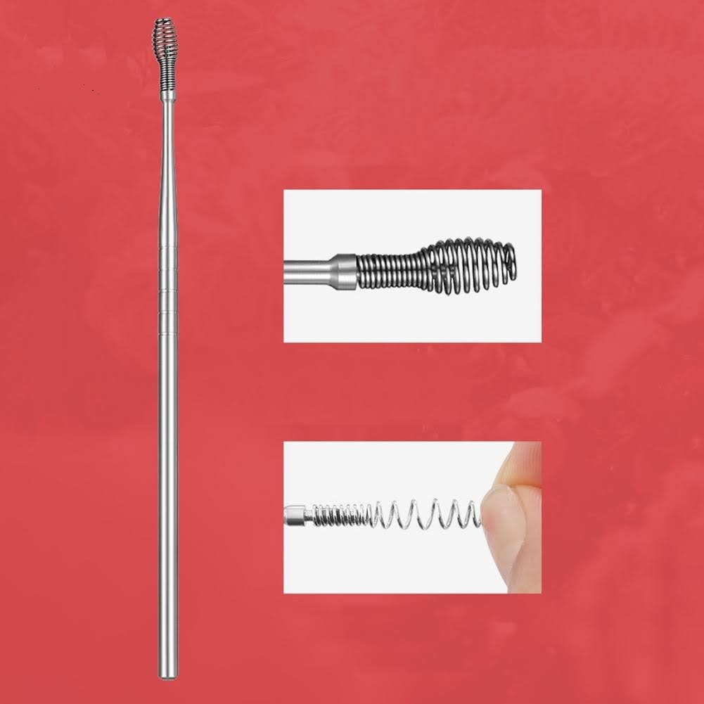 Bộ 9 Món Dụng Cụ Lấy Ráy Tai Bằng Thép Không Gỉ Chất Lượng Cao