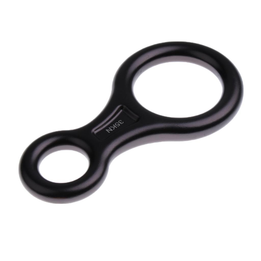 4 Pcs Figure 8 Shape Rock Climbing Rappel Abseil Rope Rescue Descender Belay Device 35KN