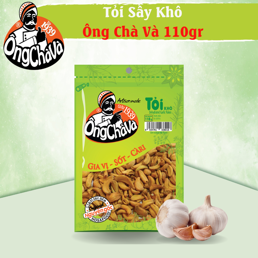 Tỏi Khô Nguyên Tép Ông Chà Và 110gram