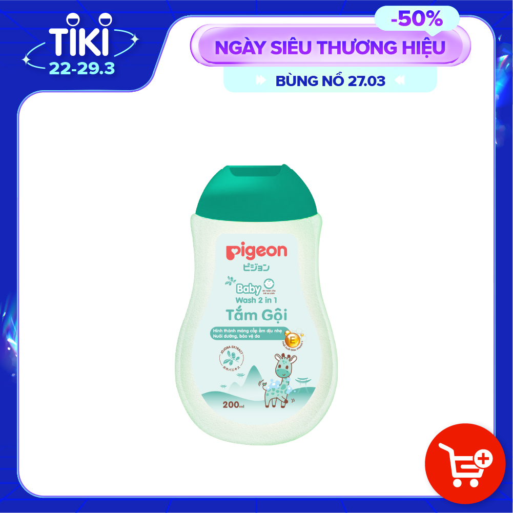 Tắm gội dịu nhẹ Pigeon Hương Jojoba 200ml/700ml