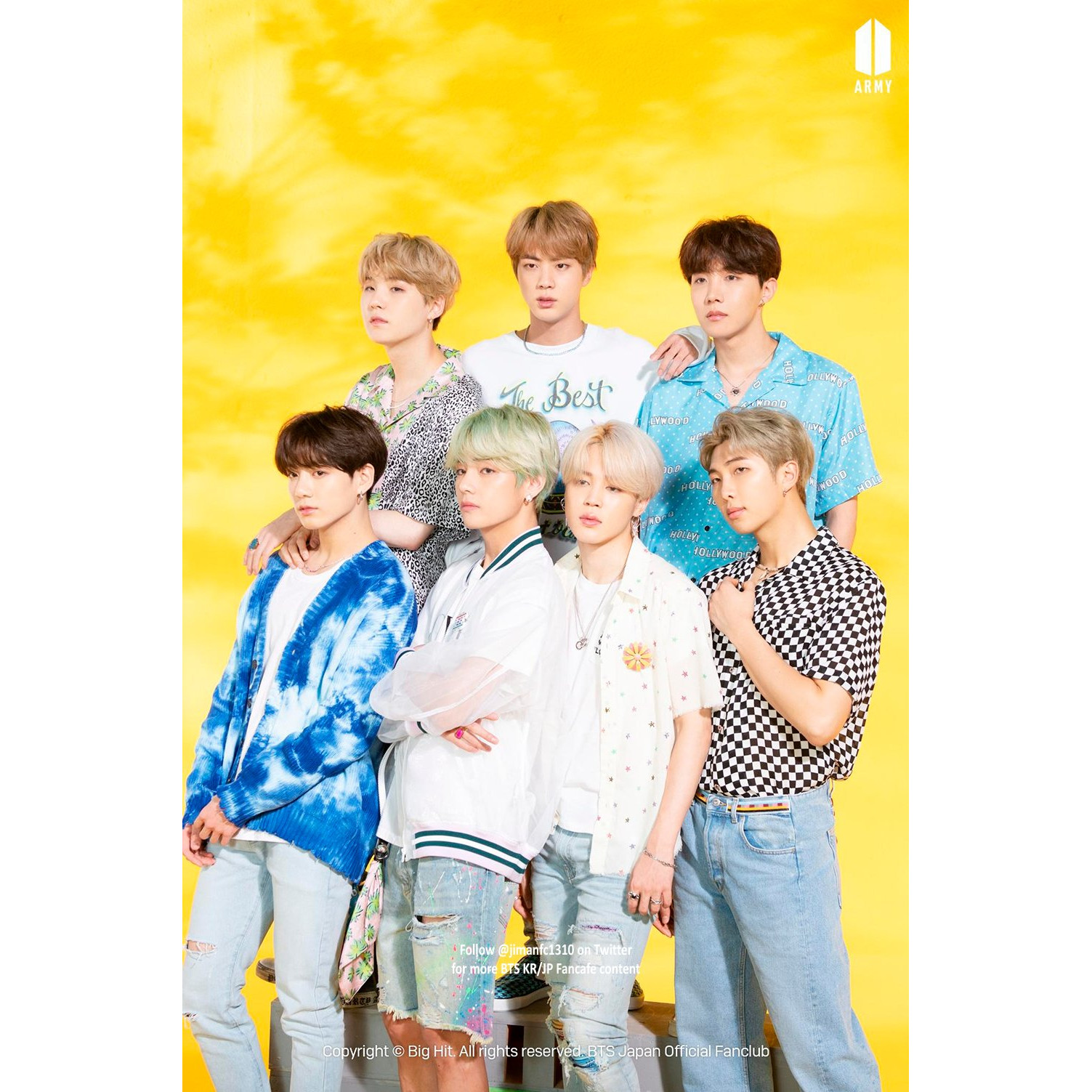 Tranh Poster BTS  A4 combo 5 tấm khác nhau