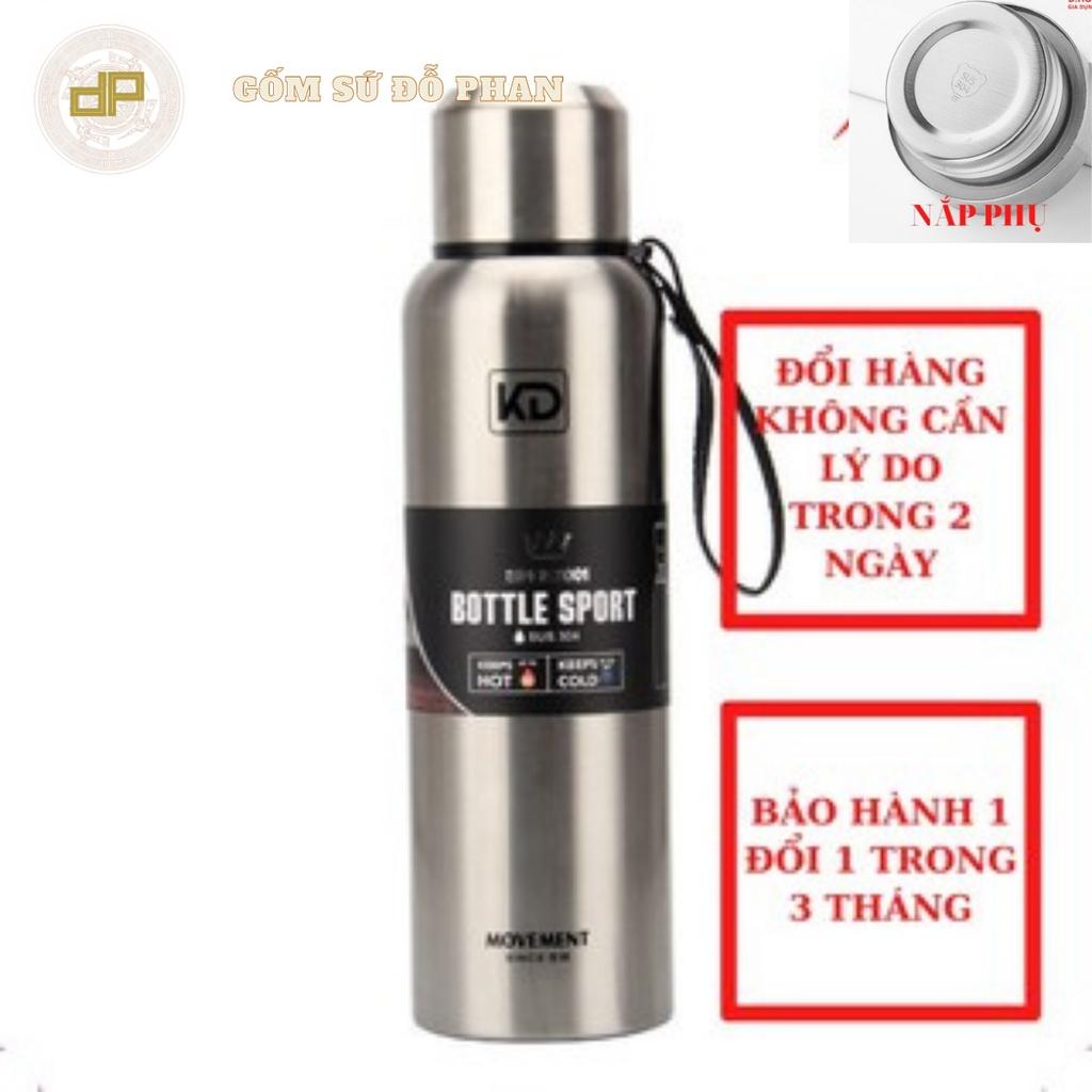 Bình giữ nhiệt inox 304 cao cấp siêu bền, giữ nóng +lạnh 24h, dung tích 520ml, 750ml, 1000ml, 1500ml