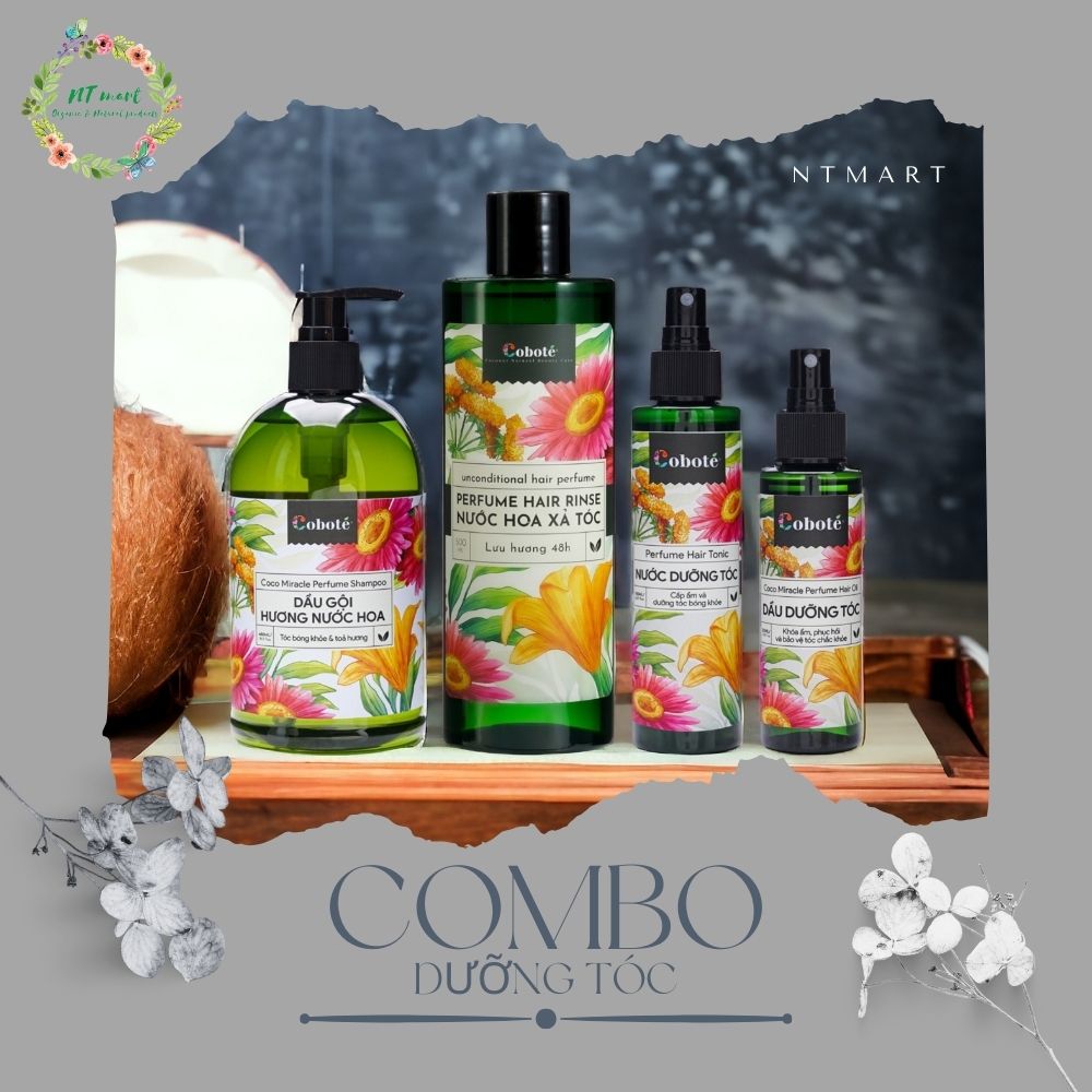 COBOTÉ - Combo Dưỡng tóc Hương nước hoa - Perfume Hair Care