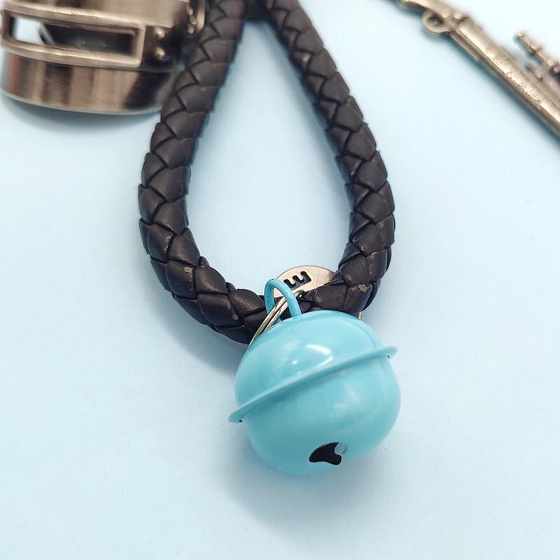 Đồ chơi Chó Mèo - Móc khóa gắn chuông - Chuông lục lạc đeo cổ Chó Mèo 22mm nhiều màu sắc