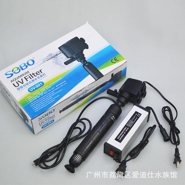 Bơm Sobo Đèn UV Chìm Diệt Rêu Hại  - Bơm Chìm Đèn UV Diệt Rêu Hại