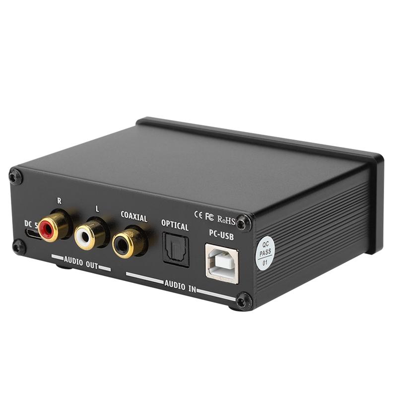 Bộ khuếch đại tai nghe AC-Q3 Pro Dac Decoding Digital Decoder Bộ khuếch đại AMP USB DAC đã giải mã 24bit 192kHz cho tai nghe 3,5mm