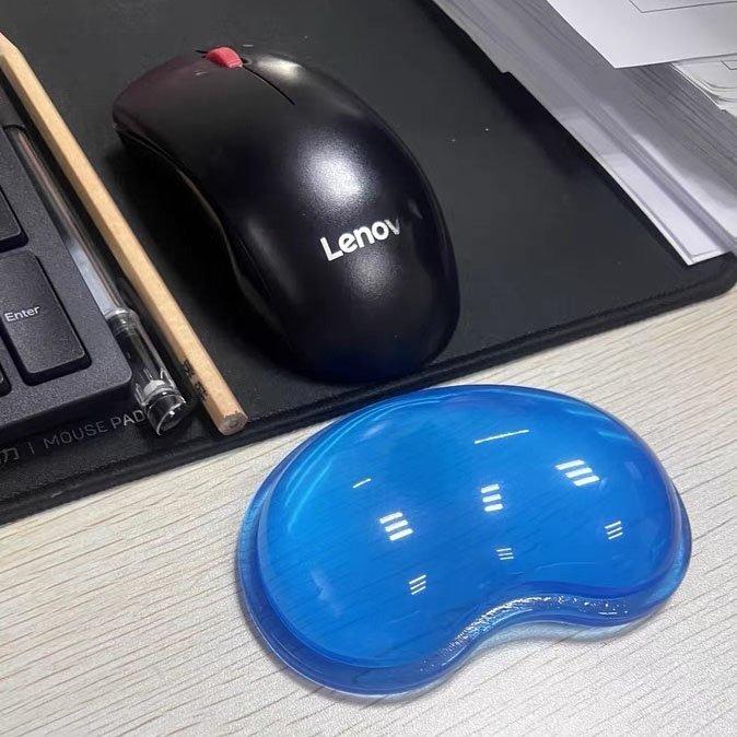 Miếng Lót Chuột Cổ Tay Văn Phòng Silicon; Bàn Di Chuột;  Kê Tay Chống Mỏi Bàn Làm Việc - hàng nhập khẩu