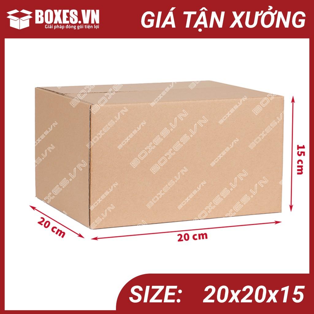 20x20x15 Combo 20 hộp Carton đóng gói hàng giá tại xưởng