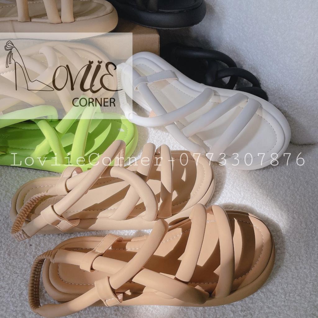 SANDAL XUỒNG LOVIIECORNER - GIÀY NỮ THỜI TRANG PHONG CÁCH HIỆN ĐẠI QUAI PHỒNG ĐẾ BẰNG S220835