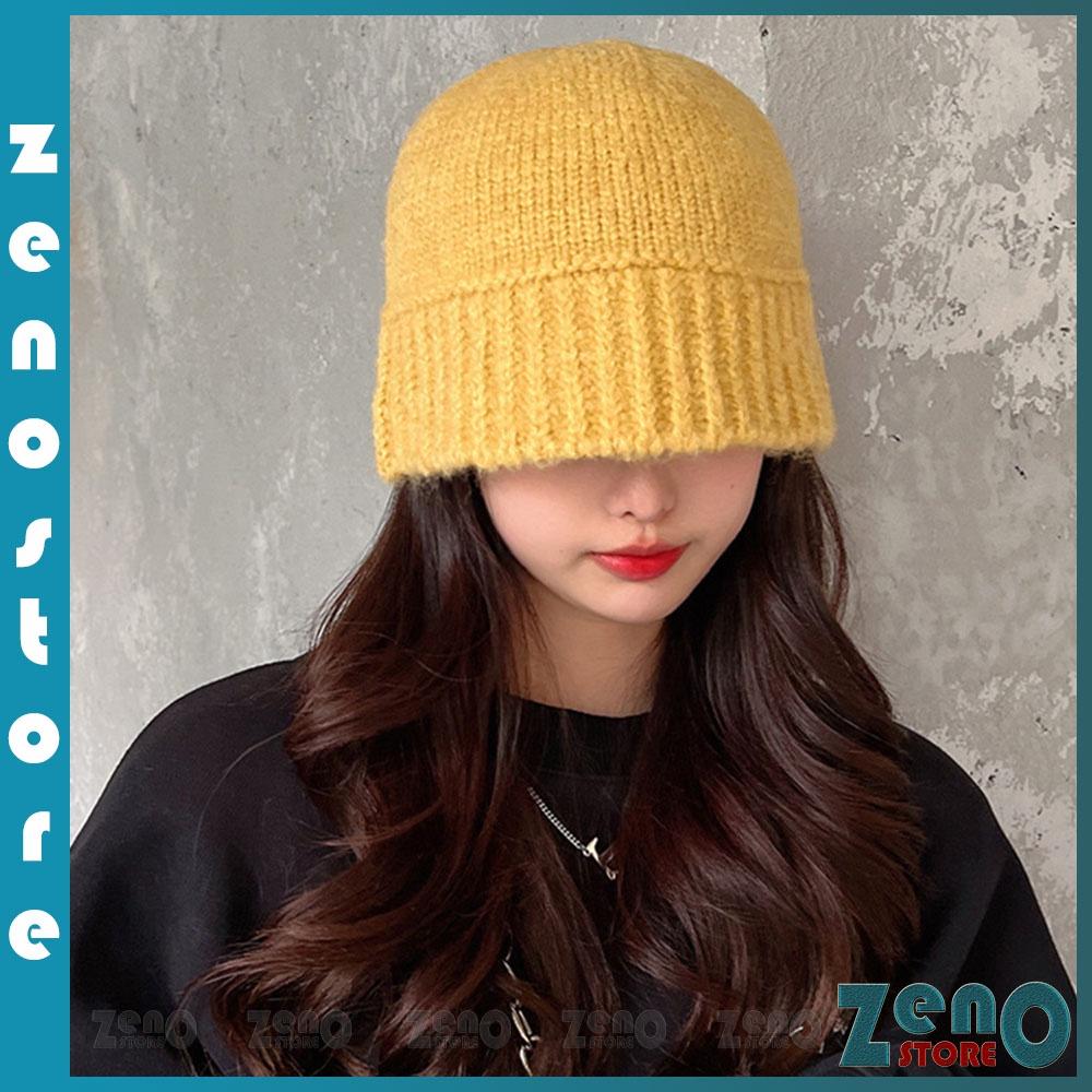 Mũ len bucket nón len vành nhỏ phong cách Hàn Quốc M04