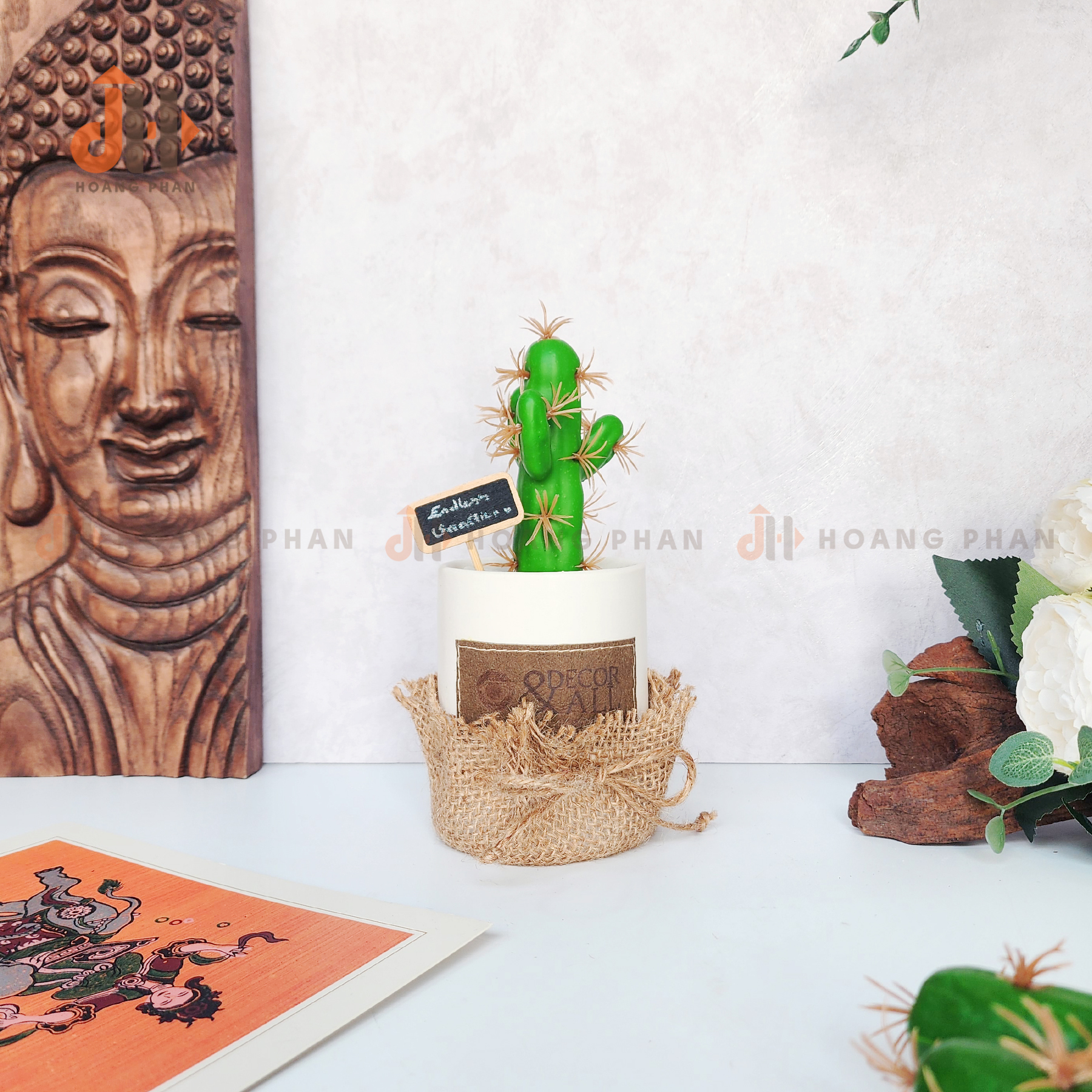 Trụ xương rồng ống vĩnh cửu trang trí
