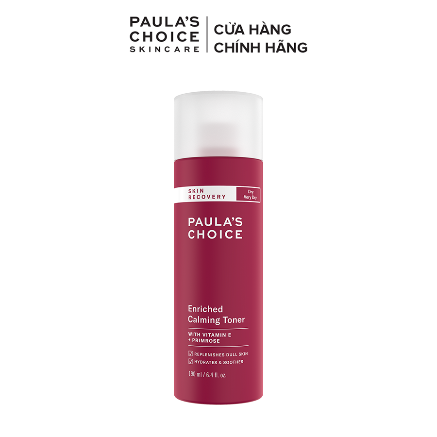 Nước Cân Bằng Phục Hồi Độ Ẩm Cho Da Paula’s Choice Skin Recovery Enriched Calming Toner 190ml