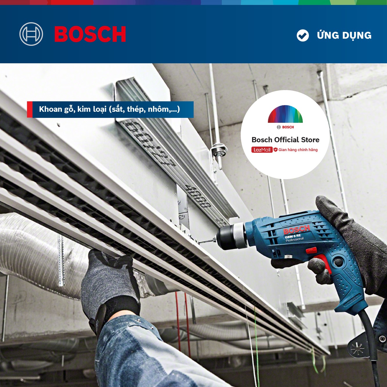 Máy khoan Bosch GBM 6 RE