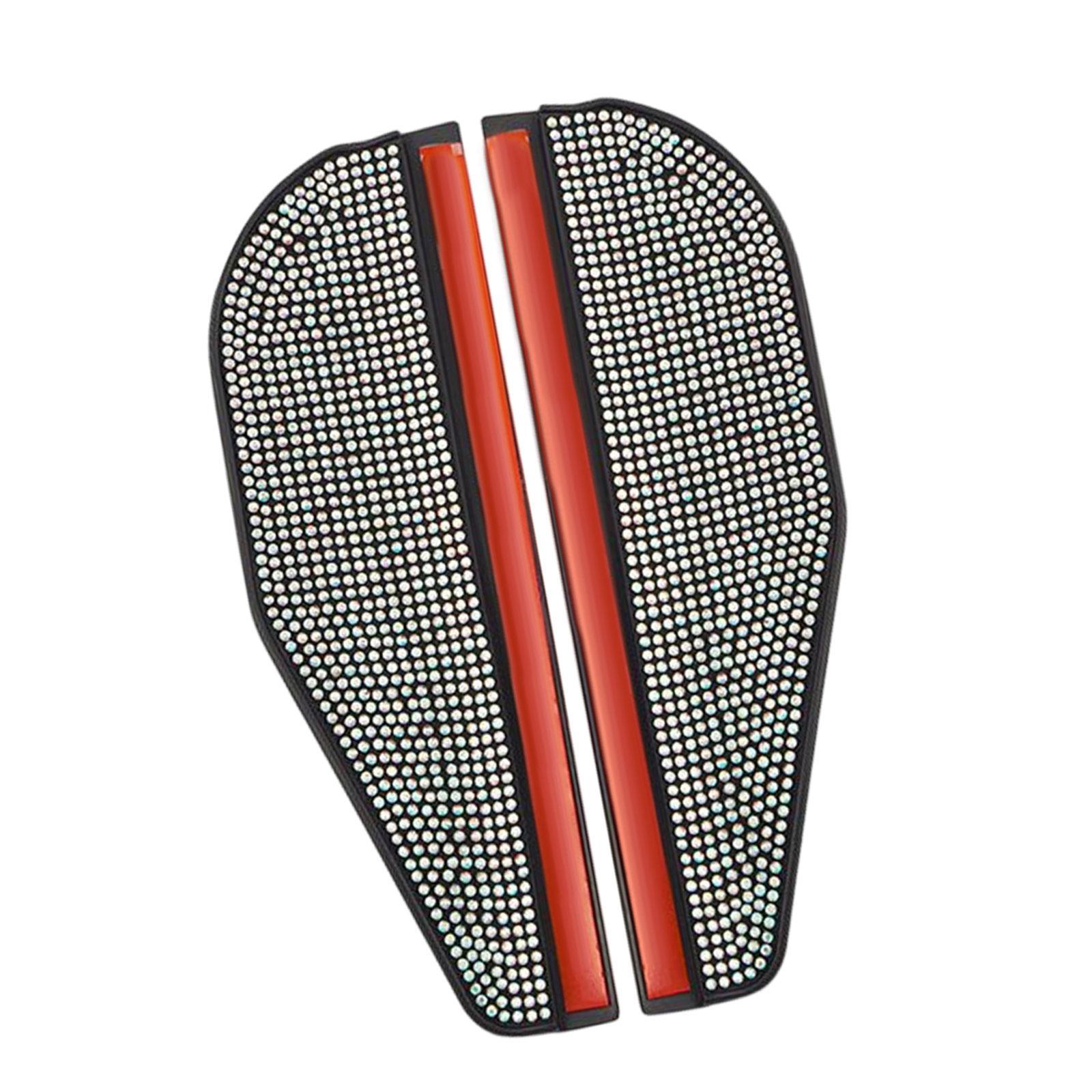 2x Universal Car Side Mirror Rain  Eyebrow Guard Accessories Protective Covers Sun Visor