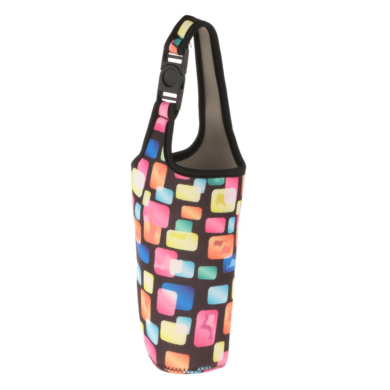 Neoprene Water Bottle Carrier Bag Holder Pouch Portable for Outdoor Sports Camping