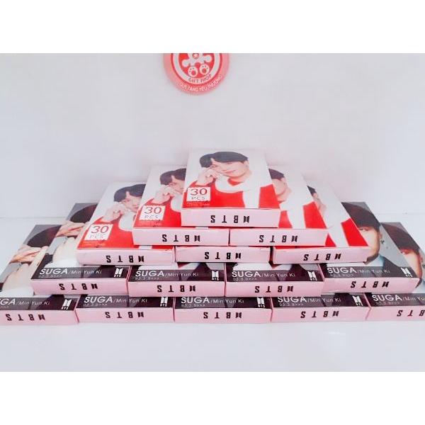Hộp Lomo Card Suga 30 tấm hình Mẫu Mới Nhất