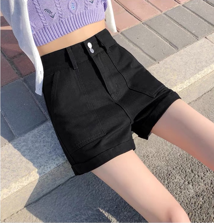 Quần short jean lưng thun dành cho BigSize Nữ lưng cao, co dãn mạnh, đang hot trend 3973 molijean