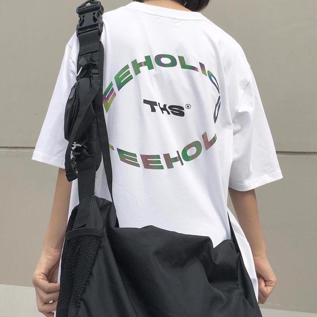 Áo Thun Unisex In Hình Logo TeeHolic Phản Quang