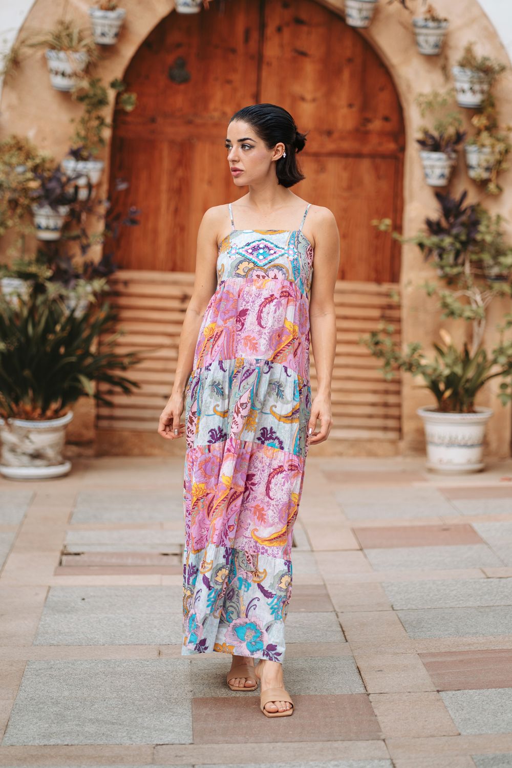 Maxi 2 Dây Cotton Isla Bonita