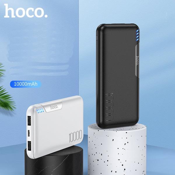 Pin sạc dự phòng dành cho Hoco J82 siêu mỏng 10000mAh max 2A tích hợp 2 Input typeC và microUSB (2 màu tuỳ chọn) - Hàng Chính Hãng