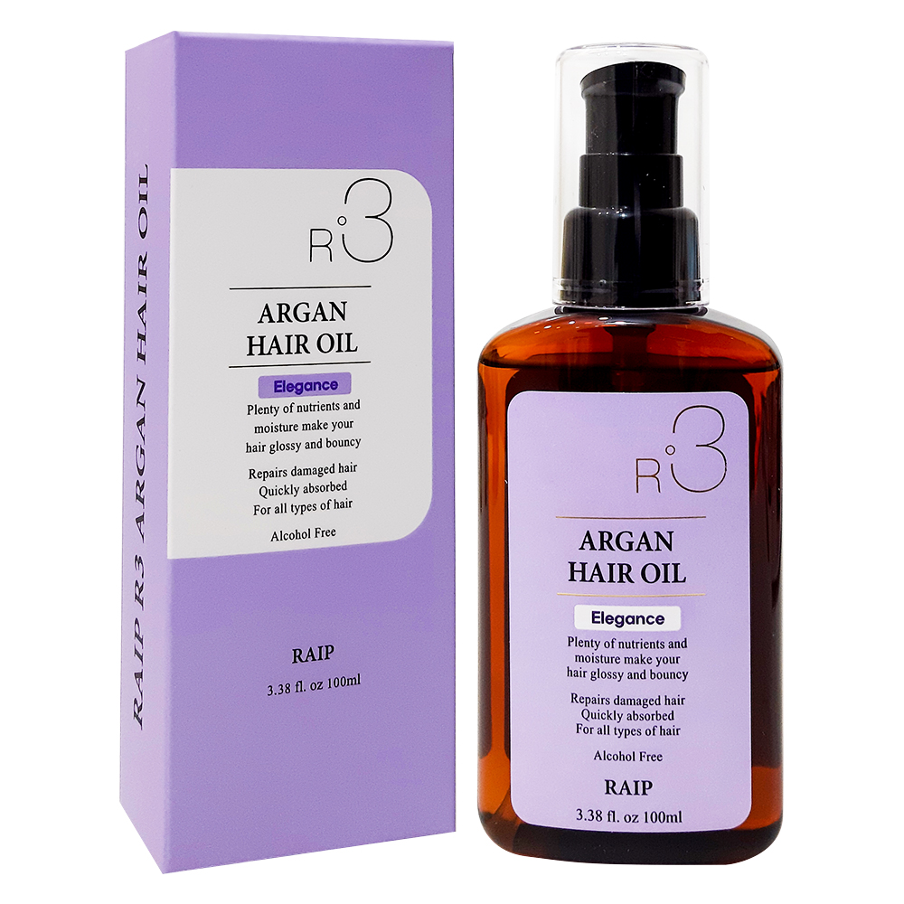 Dầu Dưỡng Tóc RAIP R3 Argan Hair Oil Phục Hồi Tóc Hư Tổn. Tặng Gel Móc Khóa 30ml