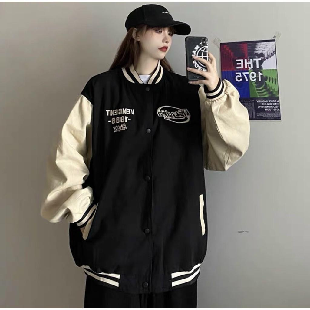 ÁO KHOÁC DÙ BOMBER UNISEX FORM RỘNG SIÊU HOT THỜI TRANG GENZ CHO CÁC BẠN TRẺ
