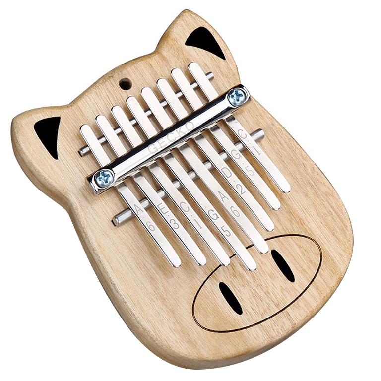 Đàn Kalimba Gecko Mini 8 phím K8mini, Thumb Piano 8 keys - Con Heo