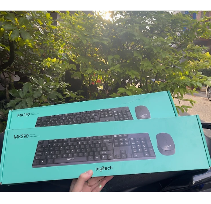 Bộ phím chuột không dây wireless LGT MK290 siêu tiết kiệm pin ( Tặng kèm quà tri ân)