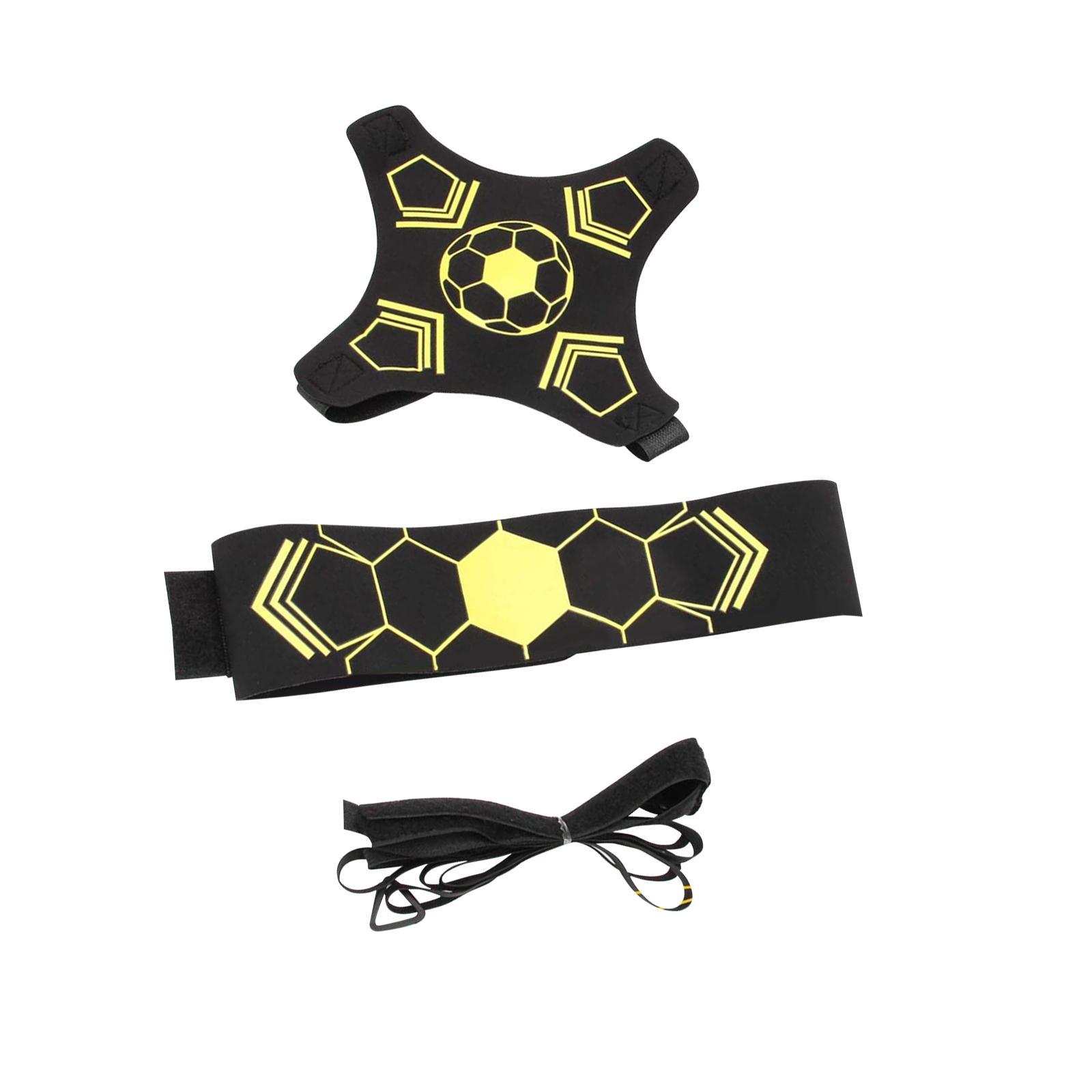 Kick Throw Solo Practice Fits Ball 3, 4,and 5 Game Ball Hands Soccer Trainer