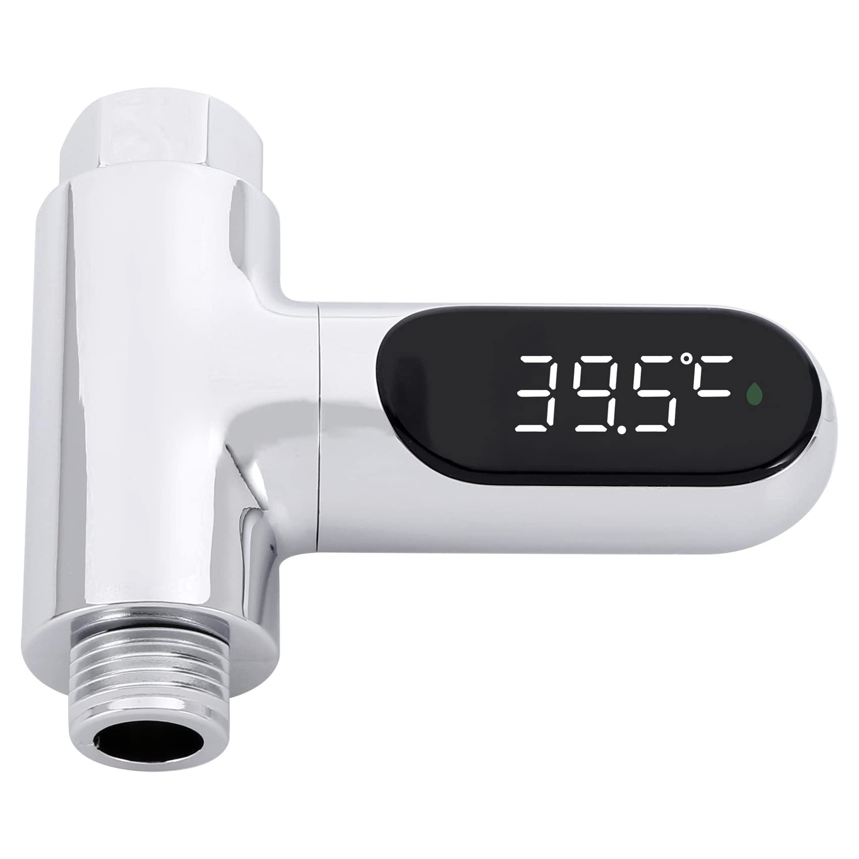 Hiển thị đèn LED Home Water Tắm vòi hoa sen lưu lượng máy tự động máy đo điện tử tạm thời để chăm sóc em bé