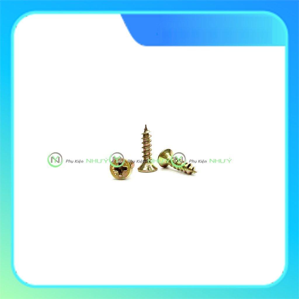 BH 3 năm cho sp 1 Kg Vít Vàng Răng Nhuyễn 1F5  hàng thường Tăng độ bám khi gắn bản lề cánh gỗ công nghiệp