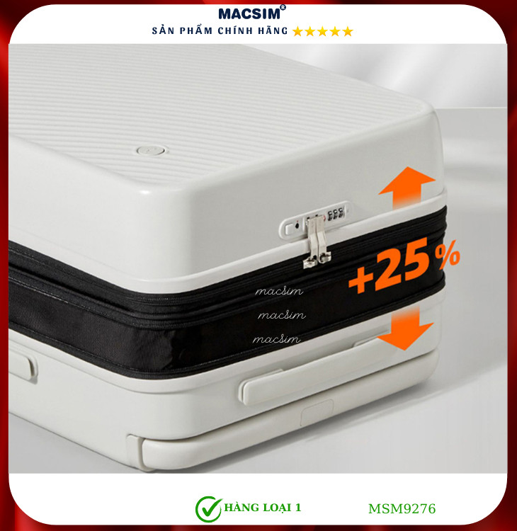 Vali cao cấp Macsim MiXi MSM9276 - Hàng loại 1