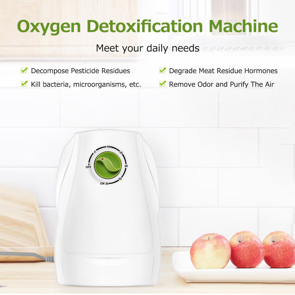 Ozone Water Purifier 400Mg/H 6 Speed 5-30Min Timing Household Mini Kitchen Fruit And Vegetable Cleaner Ozone Sterilizer
