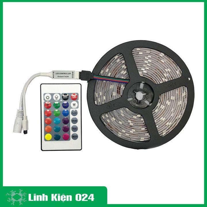 Combo Led dây đổi màu RGB 5050 kèm bộ điều khiển và nguồn