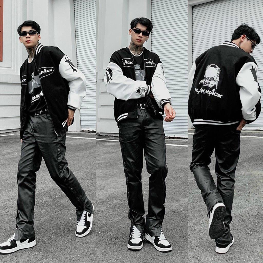 Áo khoác dù bomber unisex nam nữ cổ tròn siêu đẹp