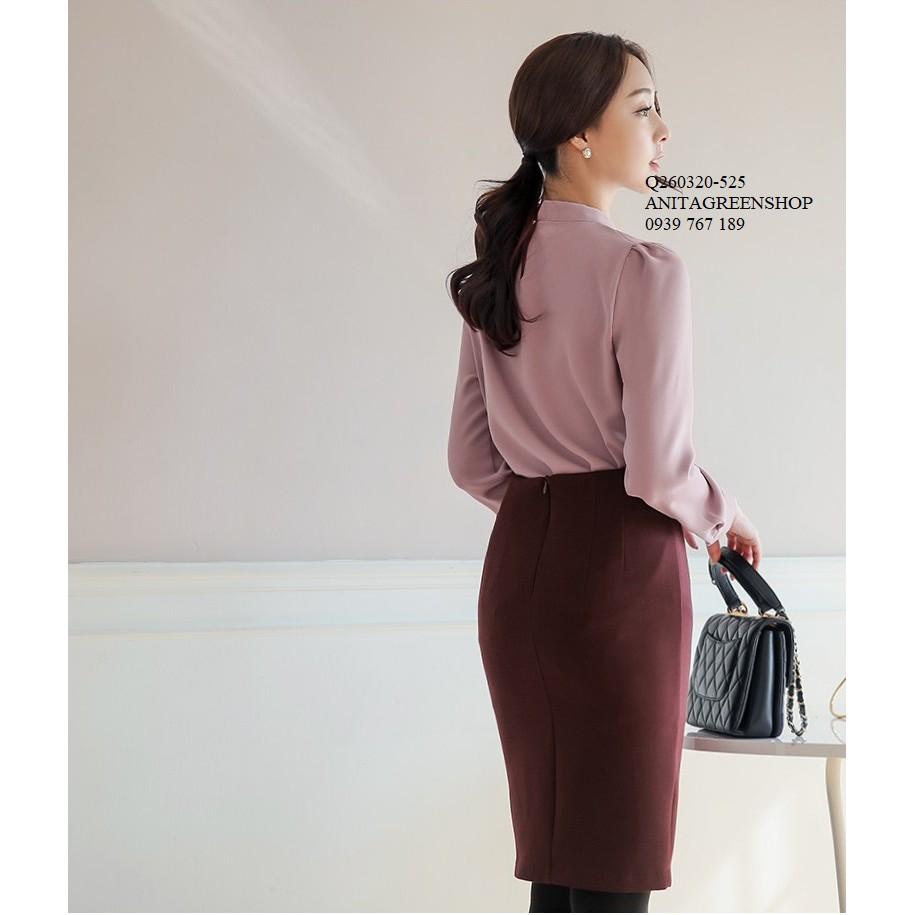 Q260320 SET ÁO VÀ CHÂN VÁY CÔNG SỞ