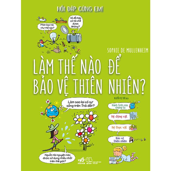 Sách - Hỏi Đáp Cùng Em! - Làm Thế Nào Để Bảo Vệ Thiên Nhiên (Bìa Cứng) -  Sophie De Mullenheim