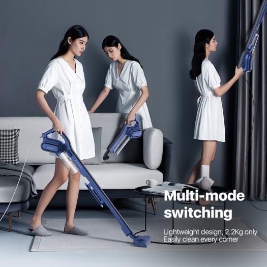 Máy Hút Bụi Cầm Tay Deerma DX810 Công suất: 600W, lực hút 15000pa - Hàng chính hãng