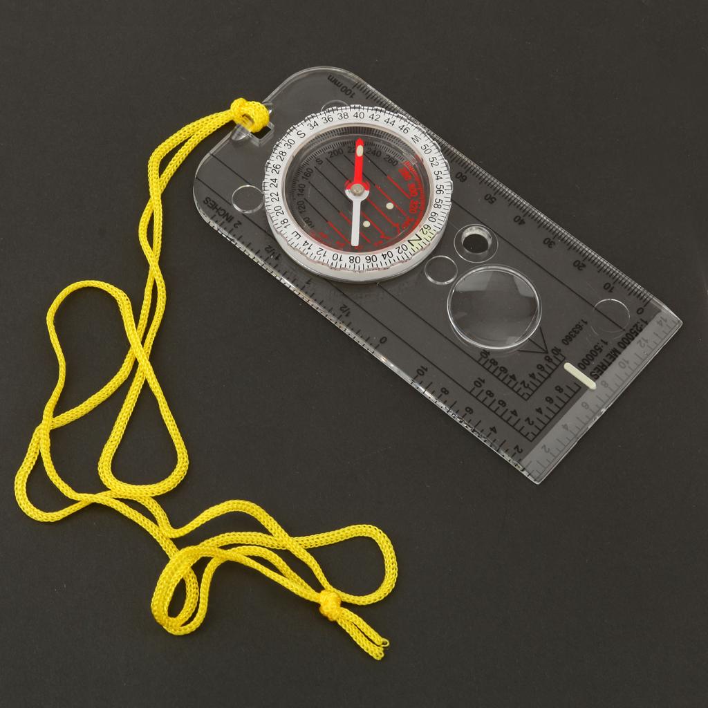 Multi-functional Pocket Compass Set for Hiking Camping Boating Cycling Orienteering